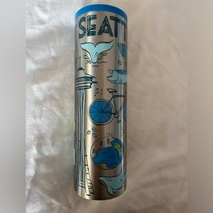 Starbucks Seattle Been There Series Stainless Steel Tumbler Mug Cup 16 oz